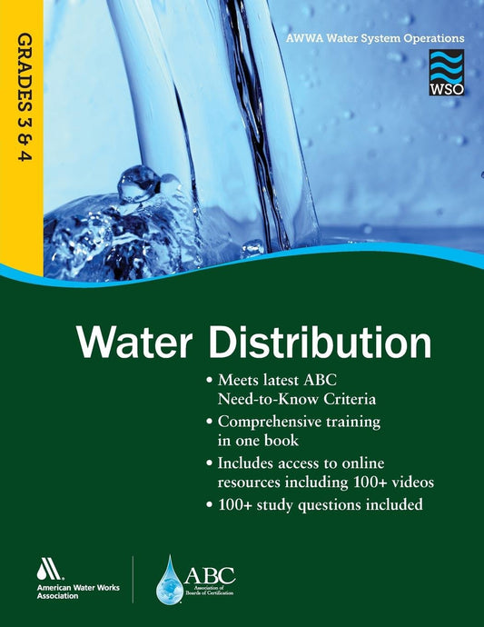 Water System Operations (WSO) Distribution 3 & 4 (AWWA)