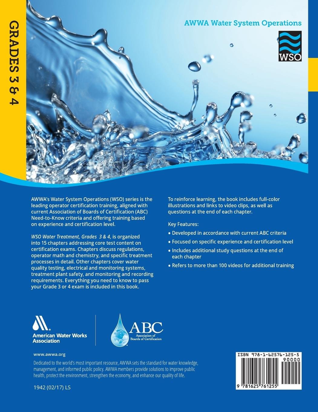 Water System Operations (WSO) Water Treatment 3 & 4 (AWWA)